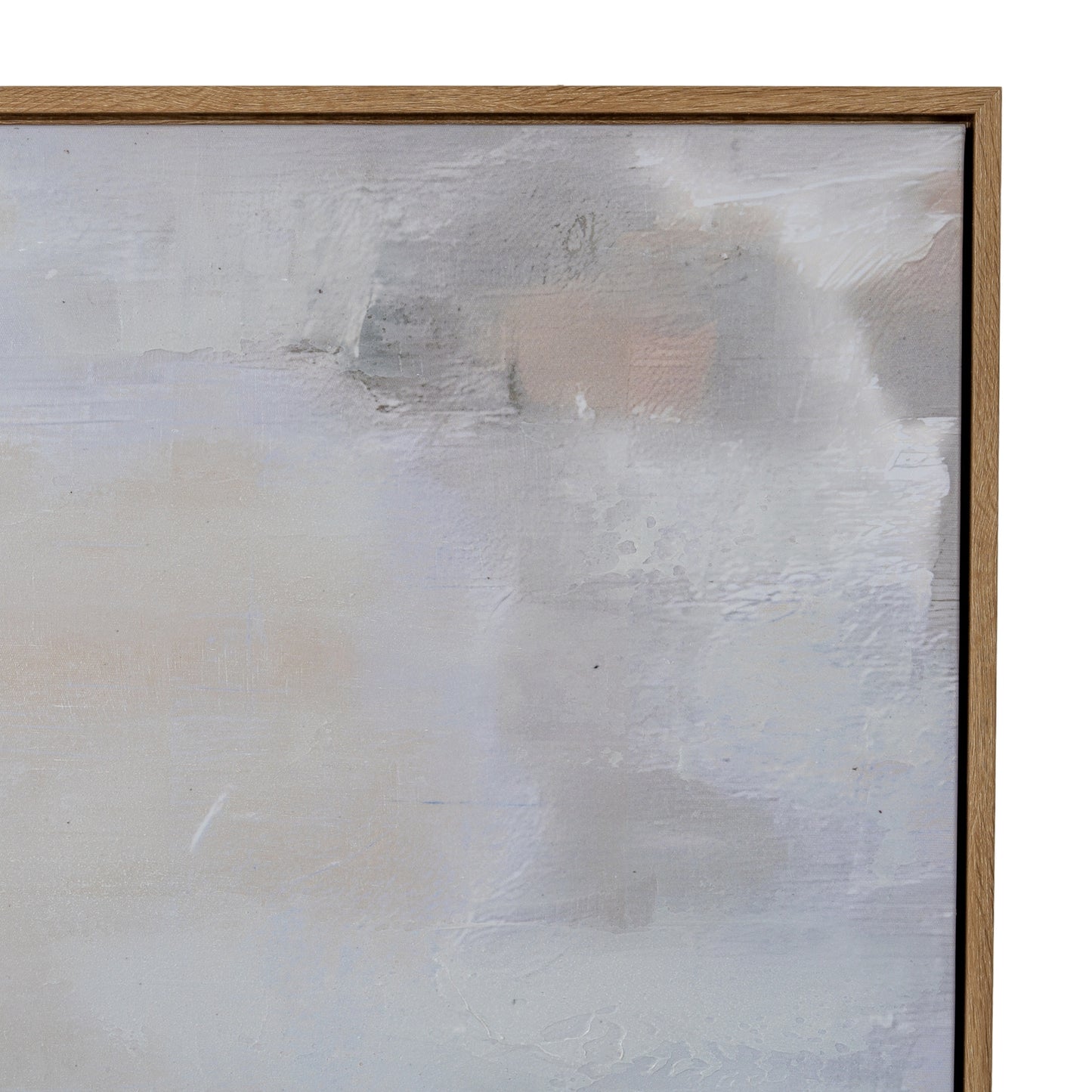 Hillside View Hand Painted Canvas in Frame 120cm