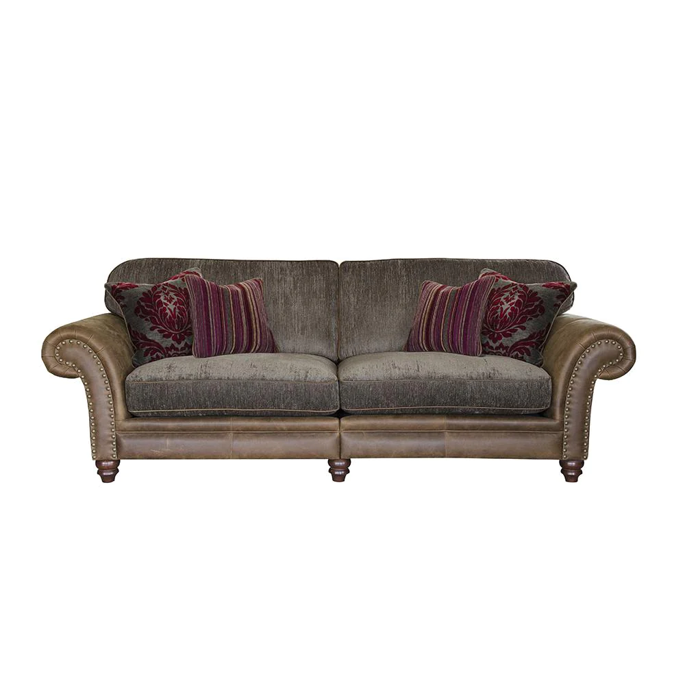 Hudson 4 Seat Sofa | Standard Back Cushions | Option 1 | Annie Mo's