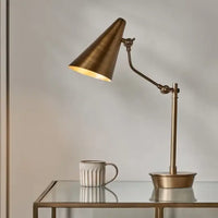 Task Table Lamp - Antique Brass 66cm | Annie Mo's