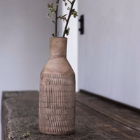 Flen Terracotta Vase - Antiqued 30cm