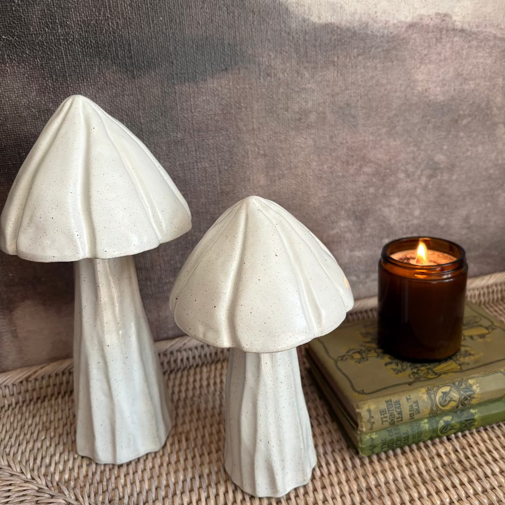 Speckle White Mushroom - Size Choice-C