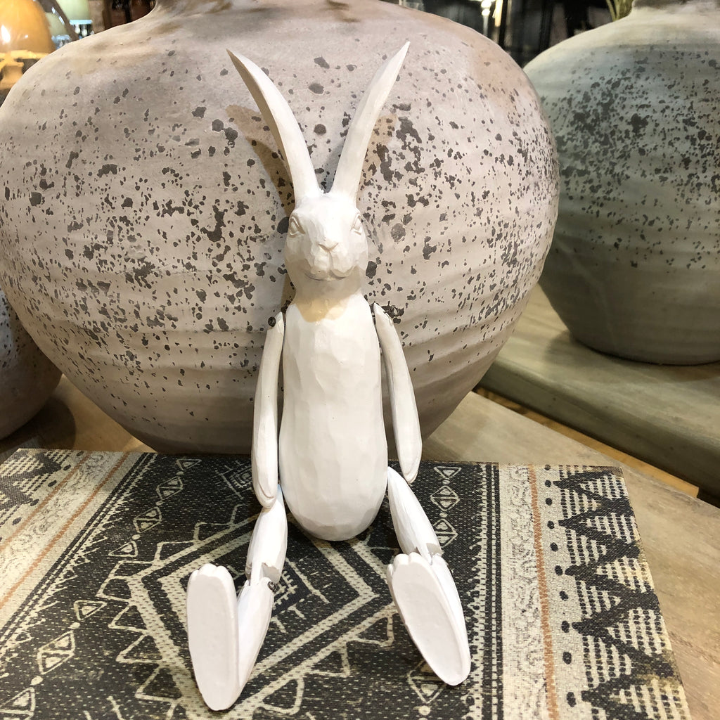 White Jointed Rabbit 31cm