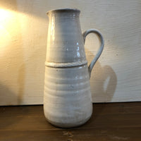 Cream Distressed Ceramic Jug 34cm | Annie Mo's