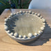 Emmerdale Grey Crackle Glazed Large Bowl with Ball Detail
