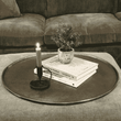 MAES Antique Bronze Metal Round Tray