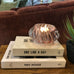 Pink Glass Tea Light Candle Holder 12cm