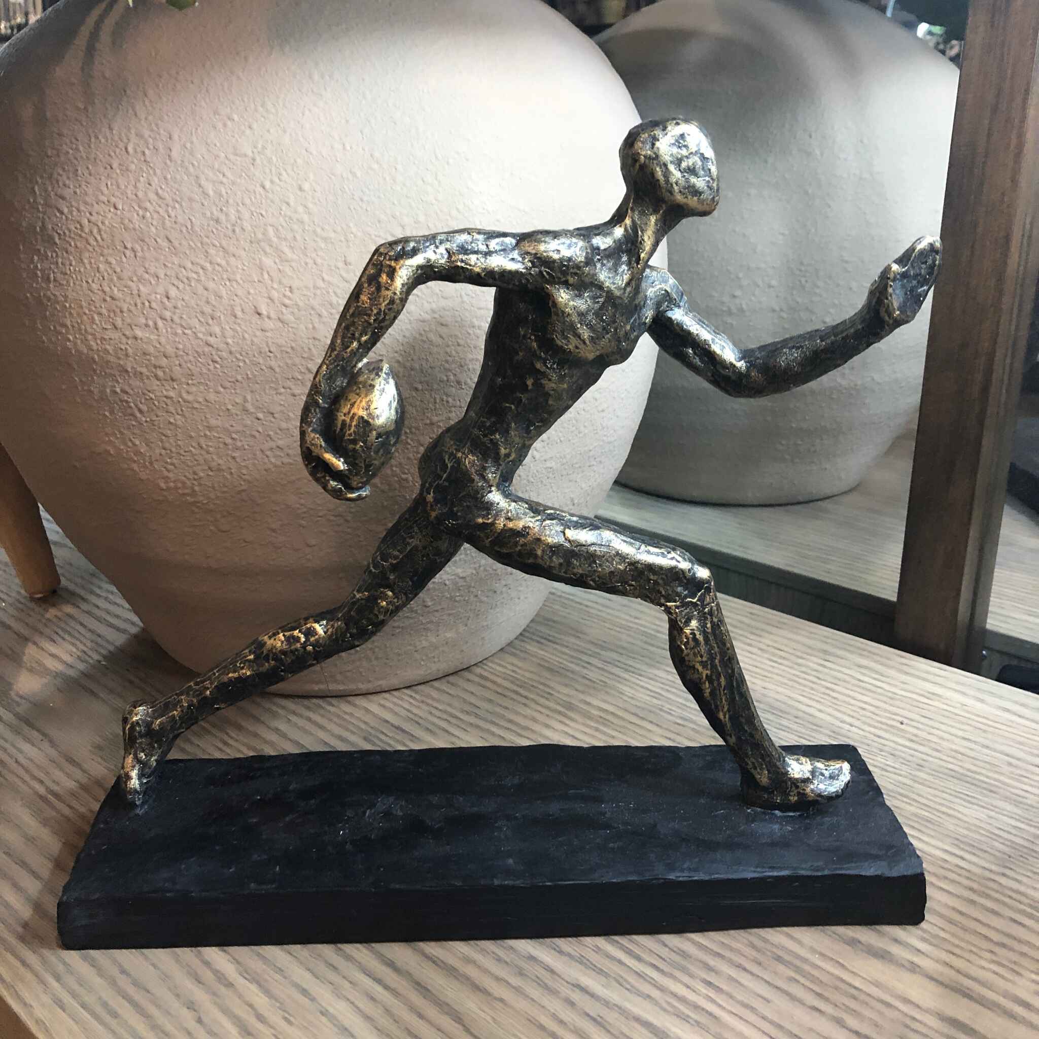 Rugby Player Sculpture 31cm