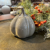 Ceramic Glazed Pumpkin 13cm