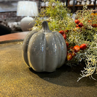 Ceramic Glazed Pumpkin 10cm