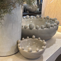 Cream Mini Glazed Trinket Bobble Bowl 15cm | Annie Mo's 