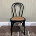 Rattan and Black Beech Dining Chair - CLEARANCE | Annie Mo's