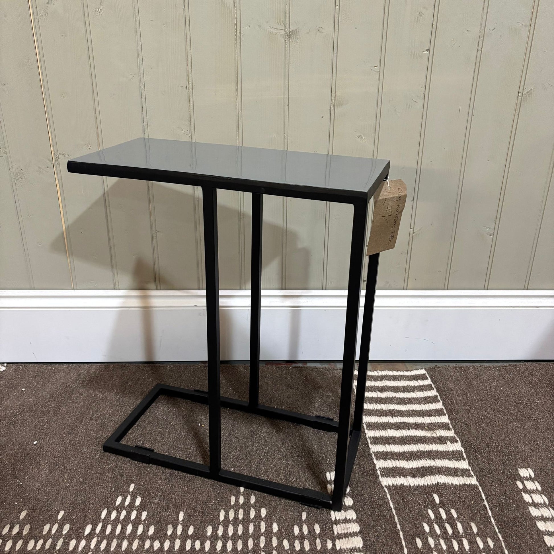 Grey Iron Sofa Table - CLEARANCE | Annie Mo's