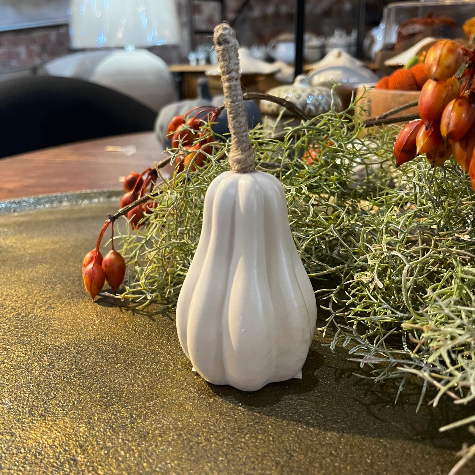 Porcelain White Squash 12cm