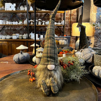 Large Tweed Gonk In Tall Hat 44cm