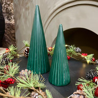 Green Ceramic Tree Decoration - Size Choice