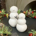 White Ceramic Snowman Decoration - Size Choice | Annie Mo's