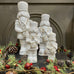 Glazed Ceramic Nutcracker Ornament With Textured Detail - Size Choice