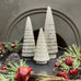 Beige Mottle Ceramic Tree Decoration - Size Choice