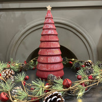 Red Ceramic Tree 30.5cm