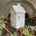 Glazed Ceramic House Tealight Holder 15cm