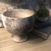 Small Distressed Footed Planter 23cm