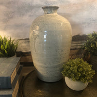 Large Glazed Vase 35cm