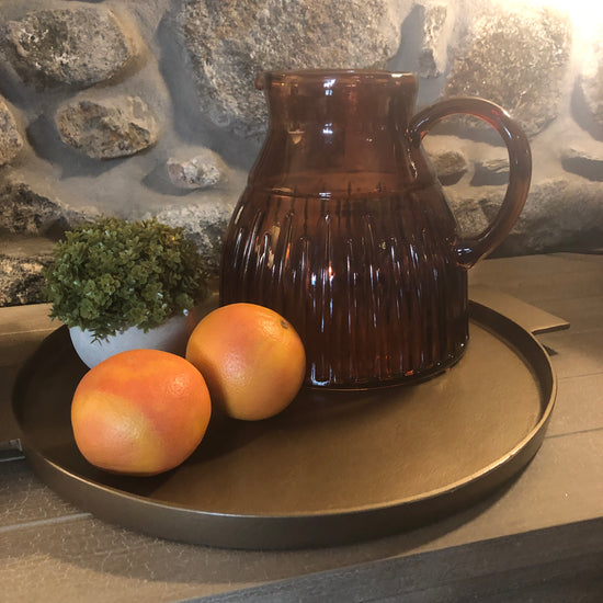 Hazel Glass Jug 23cm