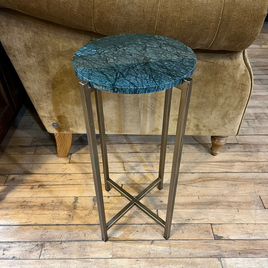 Green Marble Side Table 60cm