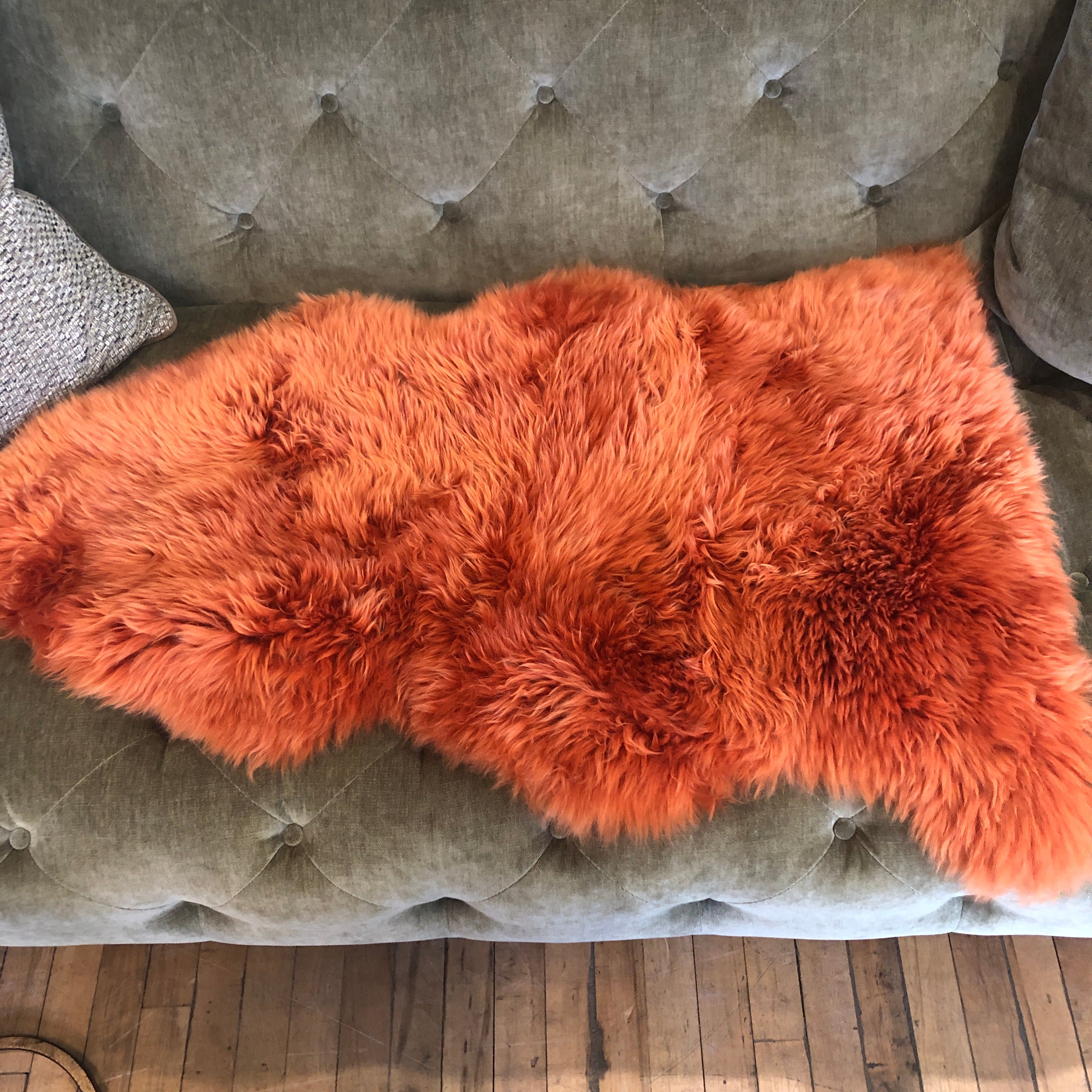 Sheepskin - Standard Size - Burnt Orange