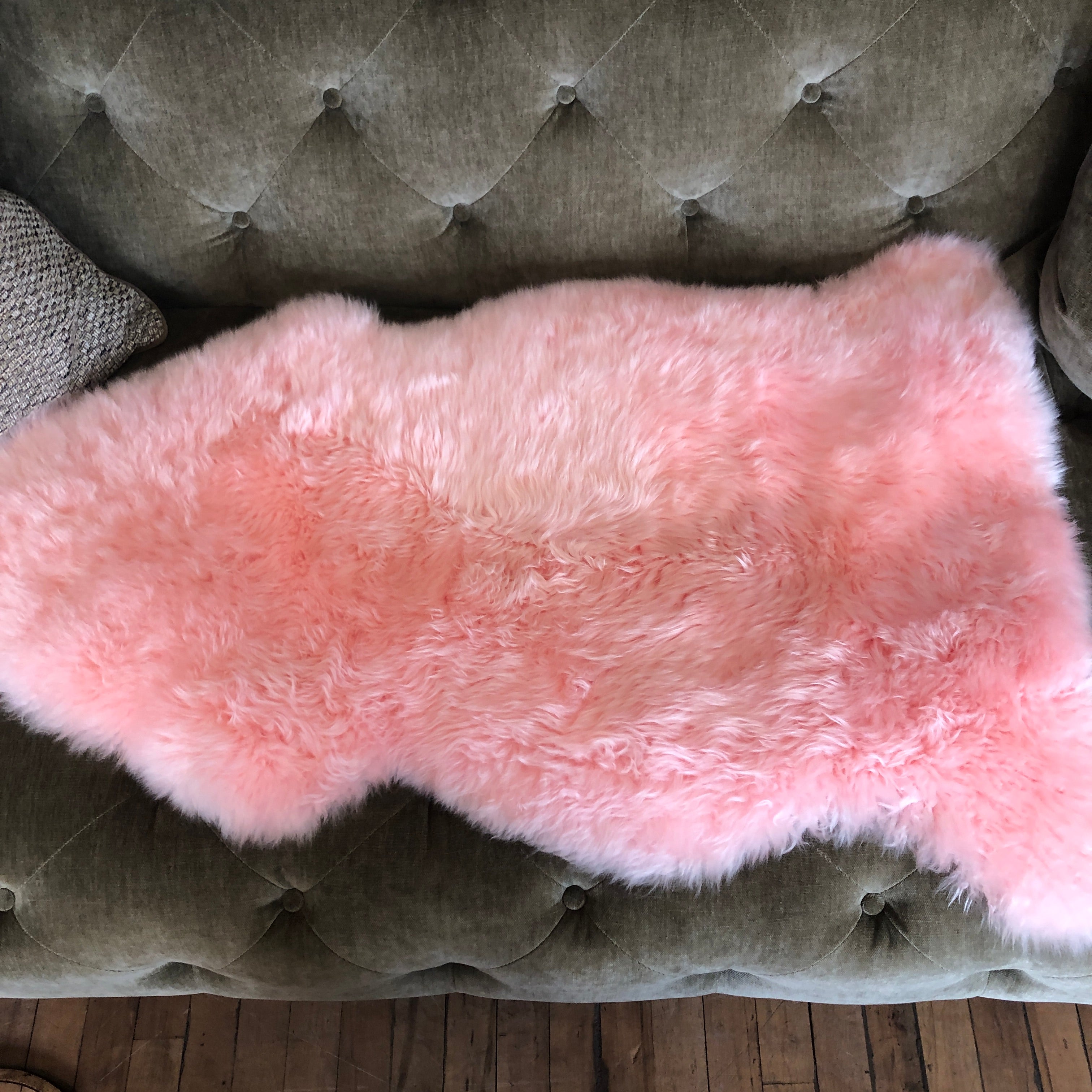Sheepskin - Standard Size - Candy Floss