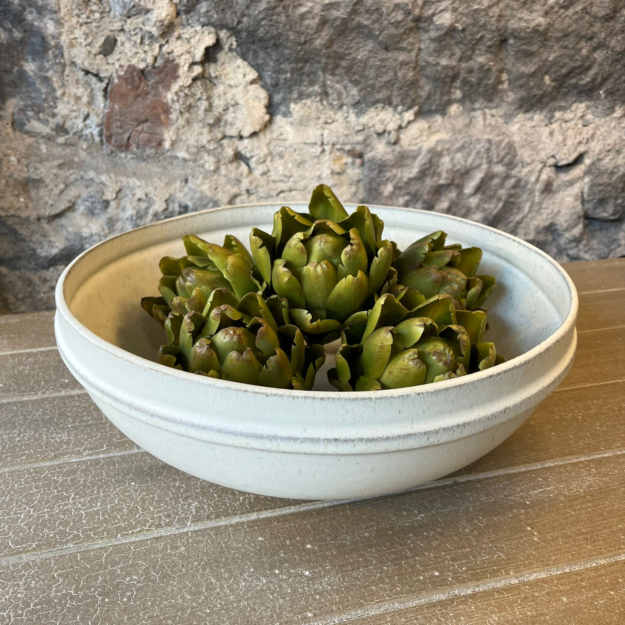 Large Paxos Stoneware Bowl 31cm