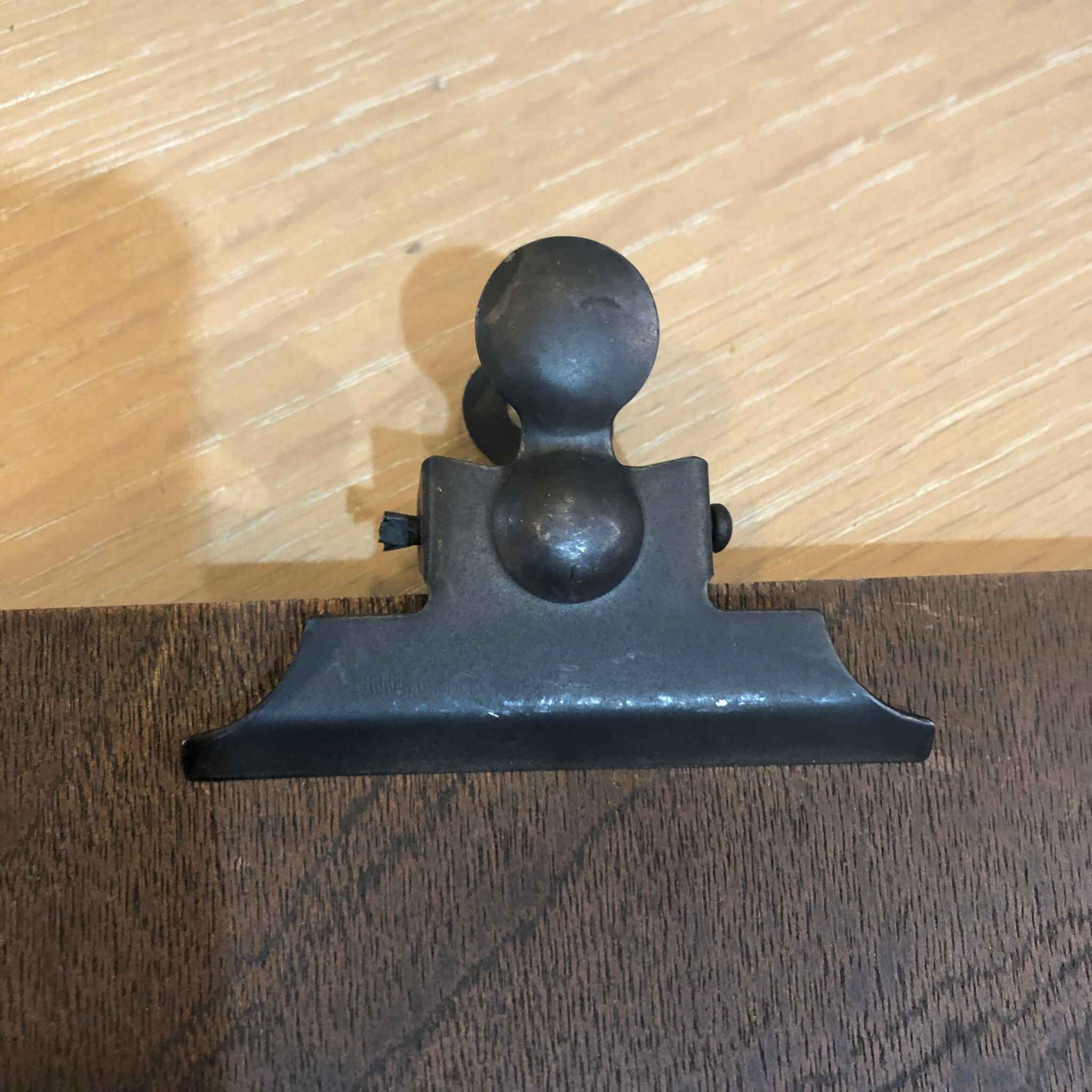 Matt Black Bull Dog Clip 8cm | Annie Mo's