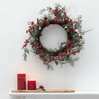 Iced Red Berry Wreath 50cm | Annie Mo's