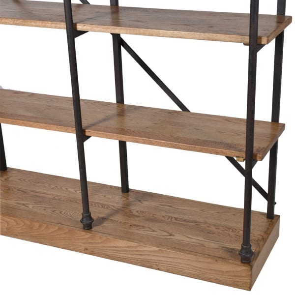 Iron and Oak Shelving Unit | Annie Mo's