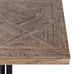 Iron and Parquet Bistro Table 80cmB