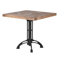 Iron and Parquet Bistro Table 80cm | Annie Mo's
