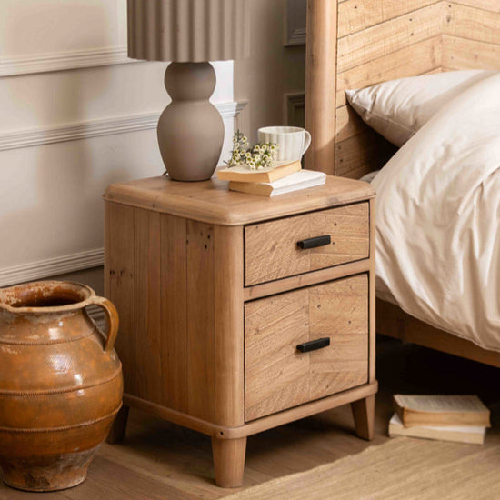 Jude Wooden Bedside 45cm Wide | Annie Mo's