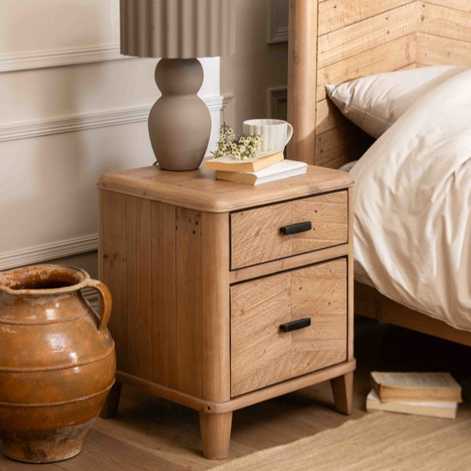 Jude Wooden Bedside 45cm Wide | Annie Mo's
