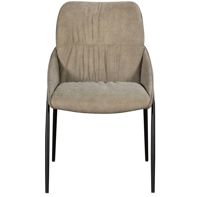 Jackson Dining Chair (Taupe) Pair 