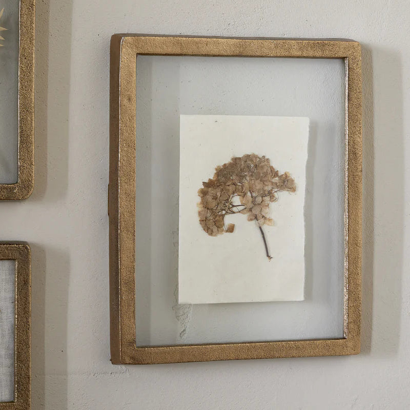 Jahala Wall Hung Photo Frame - Antiqued Brass | Annie Mo's