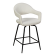 Jasmine White Boucle Counter Height Bar Stool | Annie Mo's