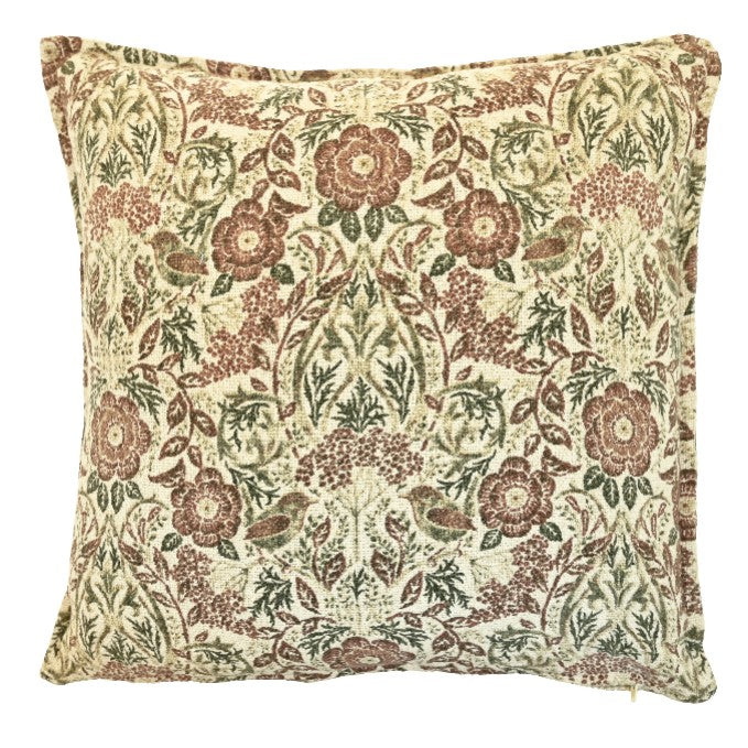 Jenny Wren Cushion with Poly Inner 43x43cm | Annie Mo's