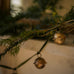 Jingle Bell Garland on Green Velvet Ribbon 140cm | Annie Mo's C