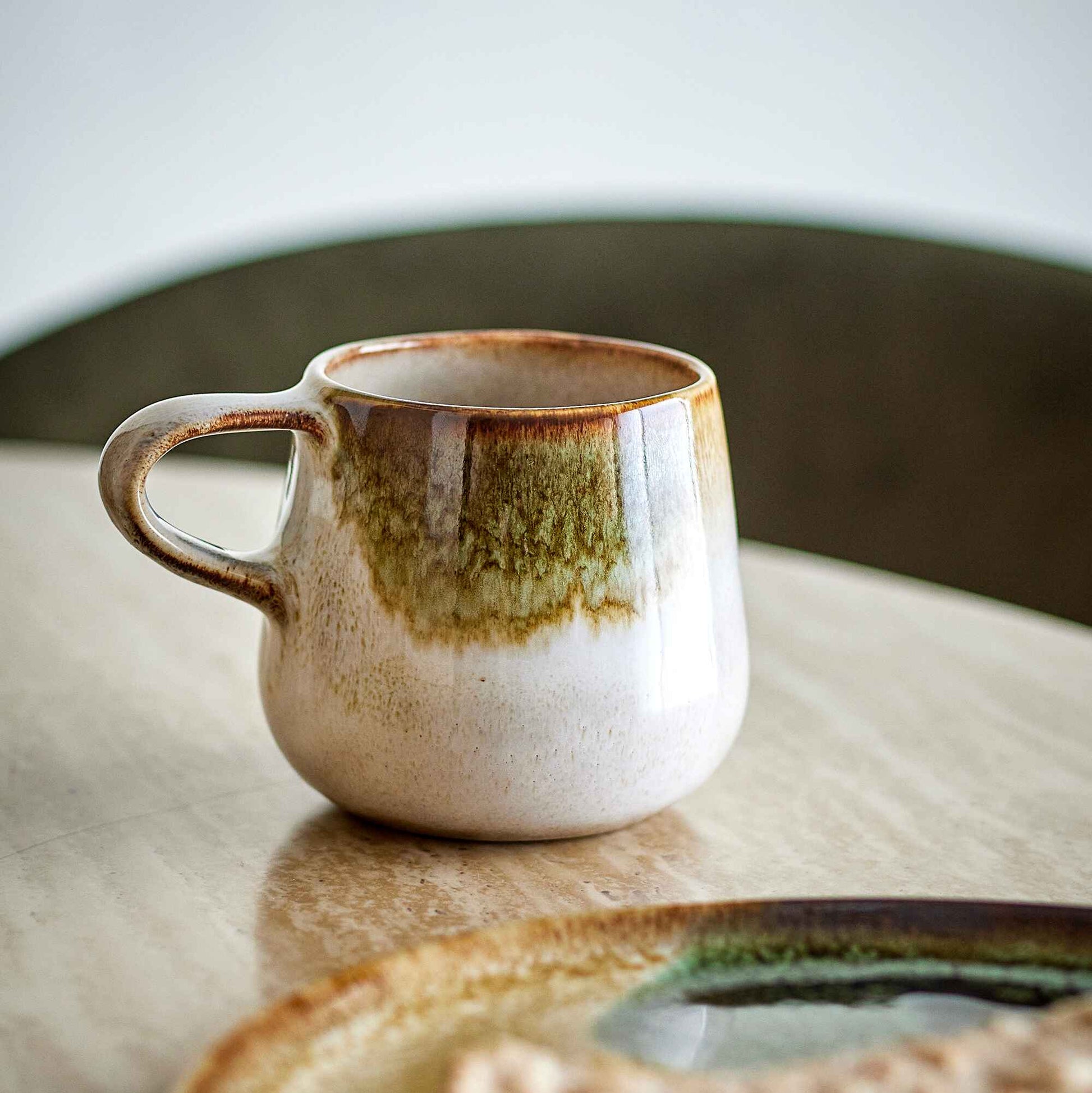 Jules Cup, Green, Stoneware | Annie Mo's