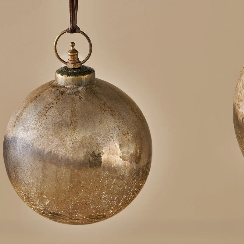 Konara Giant Bauble - Gold Crackle - Size Choice | Annie Mo's C