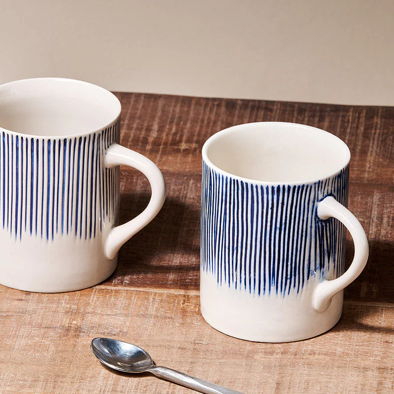 Caruma Ceramic Mug - Blue - Large