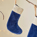 Karru Cotton Velvet Mini Stocking - Rich Mocha - (Set of 3) 13cm C