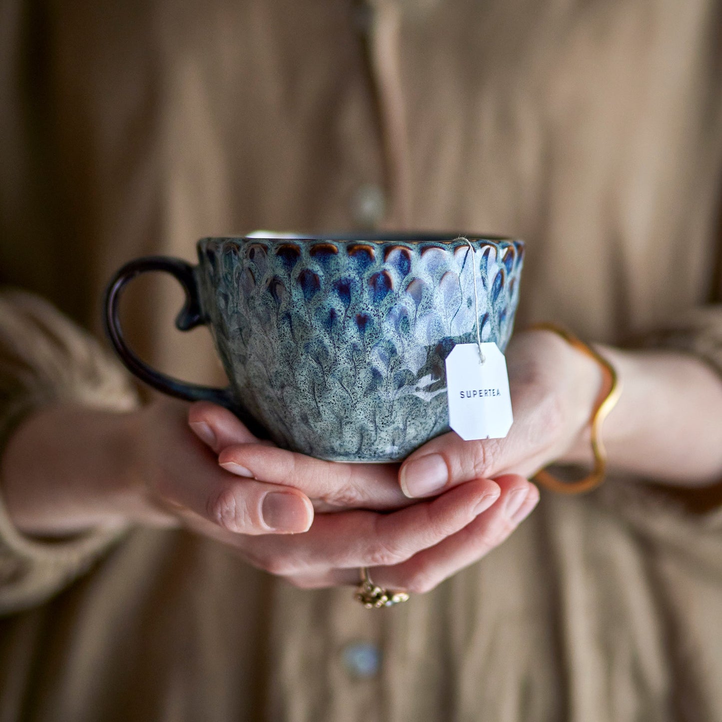 Katrina Cup, Grey, Stoneware | Annie Mo's