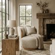 Keiichi Abingdon Swivel Accent Chair