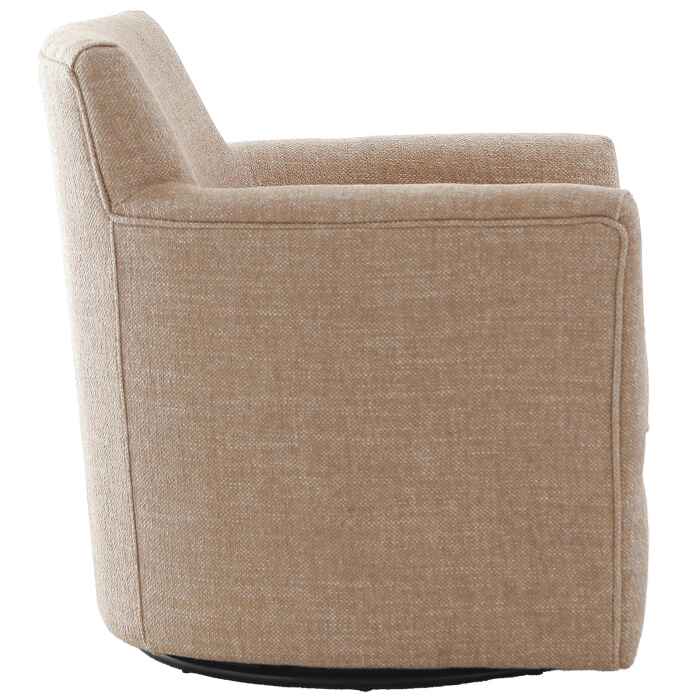 Keiichi Paxford Swivel Chair in Camel-D